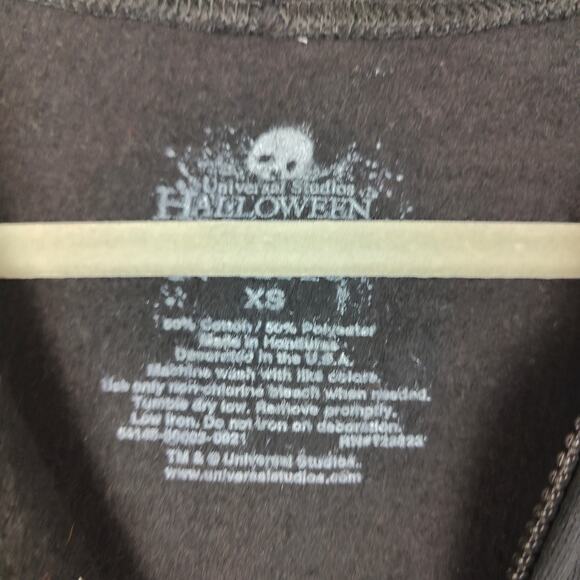 Universal Studios Halloween Horror Nights Hoodie XS Black Fleece 2021 Excorcist - Picture 5 of 6